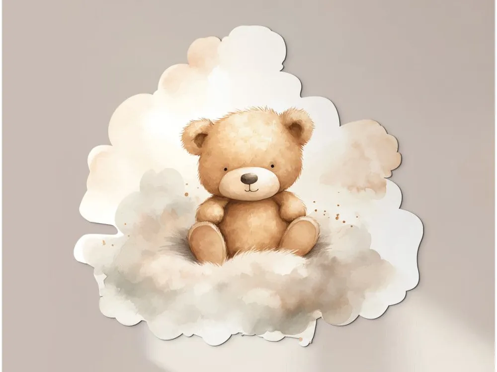Kindersticker Kleiner Bär auf Wolke Preiswert