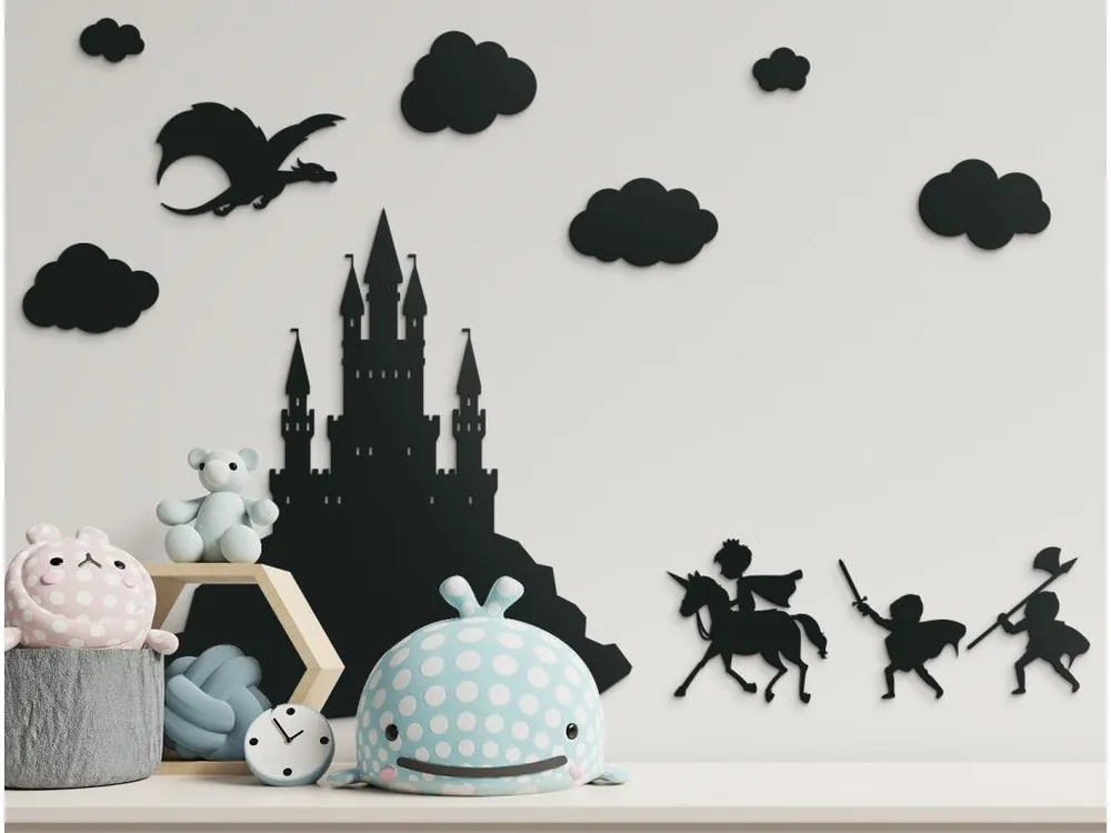 Preis Gesenkt Kindersticker-Set BURG (11 Stück)