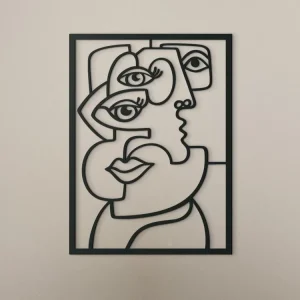 Kubistisches Wandbild AUGEN Jetzt Bestellen