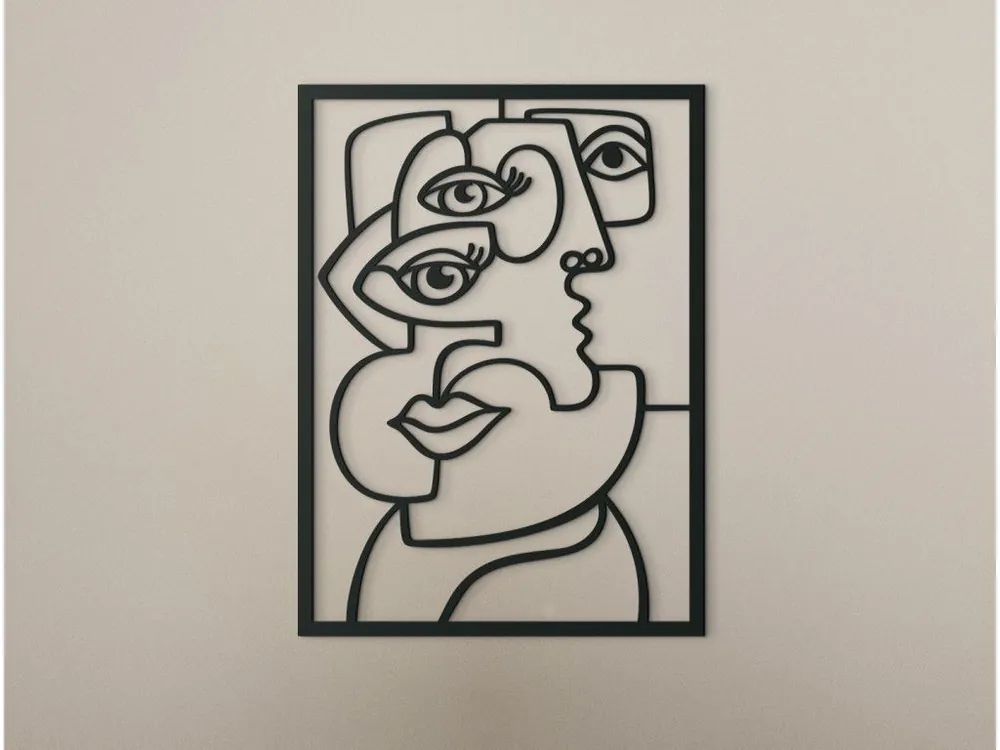 Kubistisches Wandbild AUGEN Jetzt Bestellen