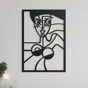 Neuheit Kubistisches Wandbild FRAU