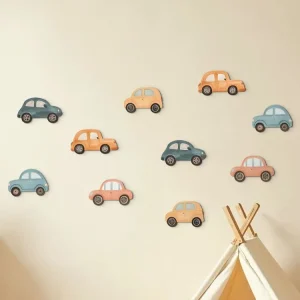 Kinderdekoration für die Wand Autos - 10 Stück Nur Für Kurze Zeit