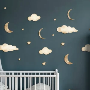 Preiswert Kinderdekoration für die Wand Kleine Monde