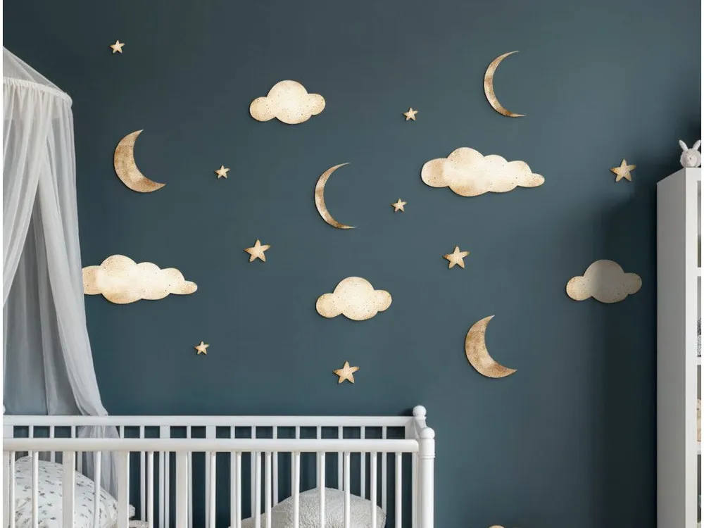 Preiswert Kinderdekoration für die Wand Kleine Monde