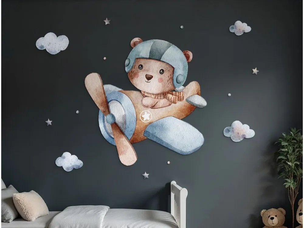 Sale Kinderdekoration für die Wand Niedlicher Pilot