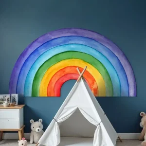 Finale Aktion Kinderdekoration für die Wand Regenbogen