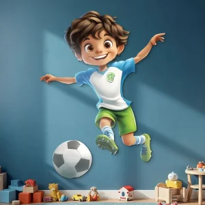 Kinderdekoration Lustiger Fußballspieler Begrenztes Angebot