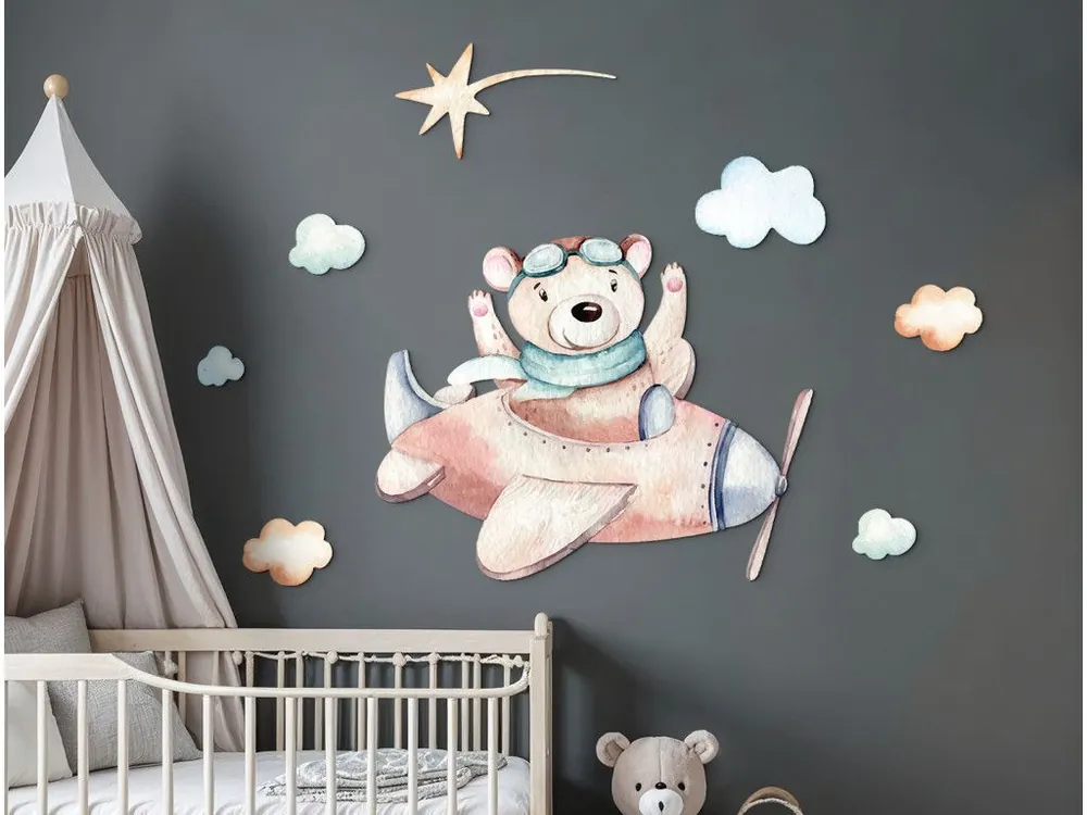 Preis Gesenkt Kinderdekoration Lustiger Pilot Teddy