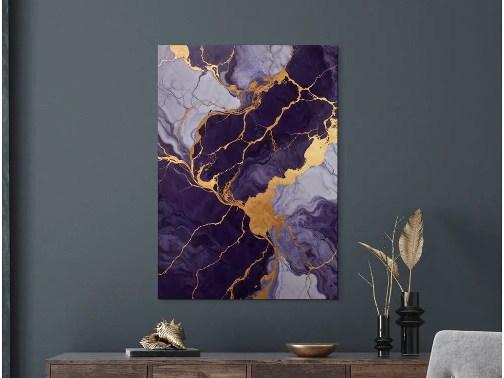 Marmorbild Violetter Traum Ausverkauf