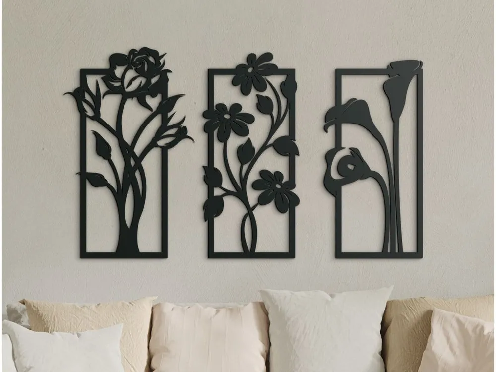Finale Aktion Mehrteiliges Bild BLÜHENDE BLUMEN