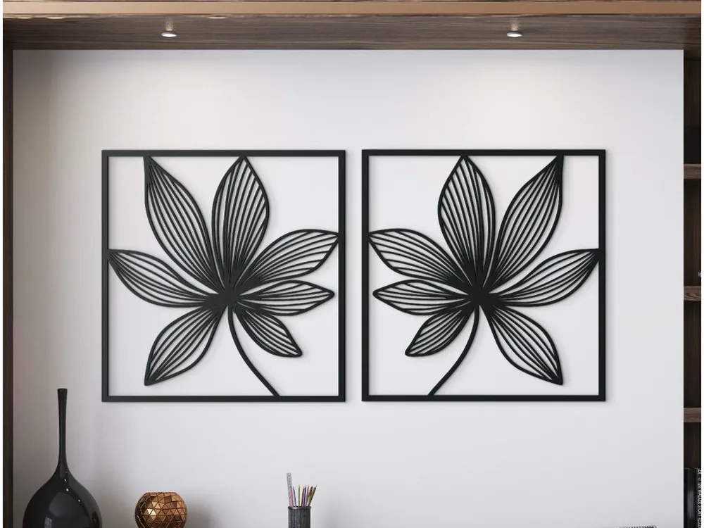 Mehrteiliges Bild BLUMEN IM SPIEGEL Top-Angebot