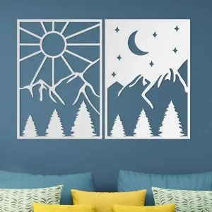 Sofort Bestellen Mehrteiliges Bild TAG UND NACHT