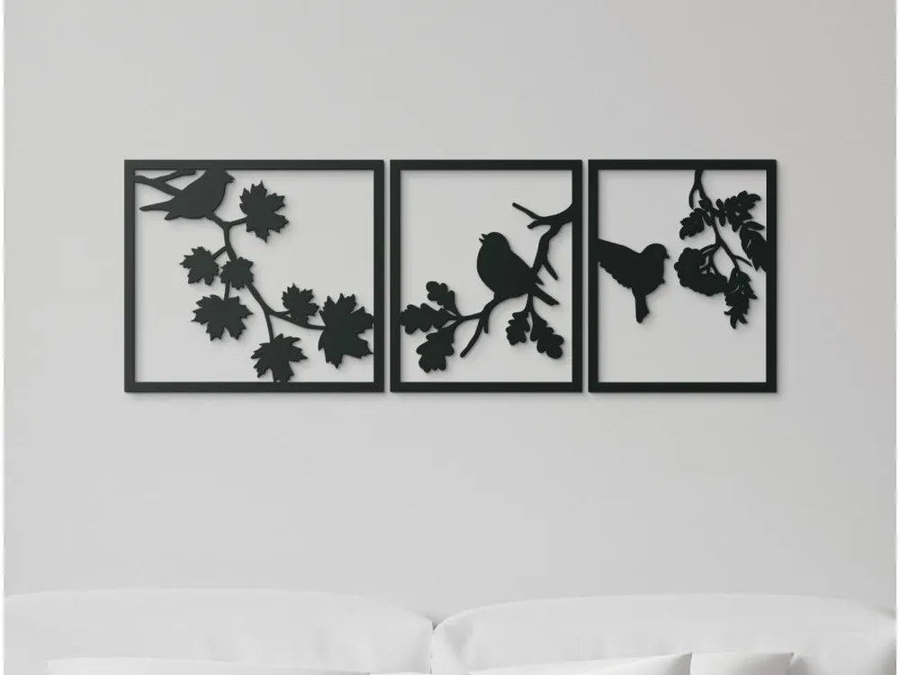 Mehrteiliges Bild VOGELTRIPTYCHON Billig