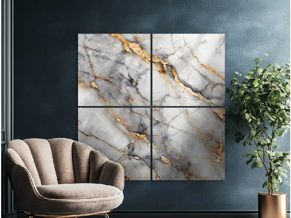 Mehrteiliges Marmorbild Elegant Direkt Vom Hersteller