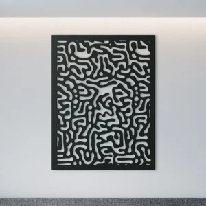 Billig Minimalistisches Bild LABYRINTH