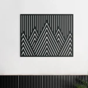 Top-Angebot Minimalistisches Holzbild BERGGIPFEL