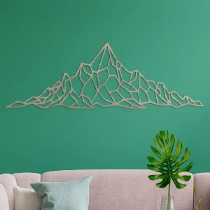 Kracherpreis Polygonales Wandbild GEBIRGSPANORAMA