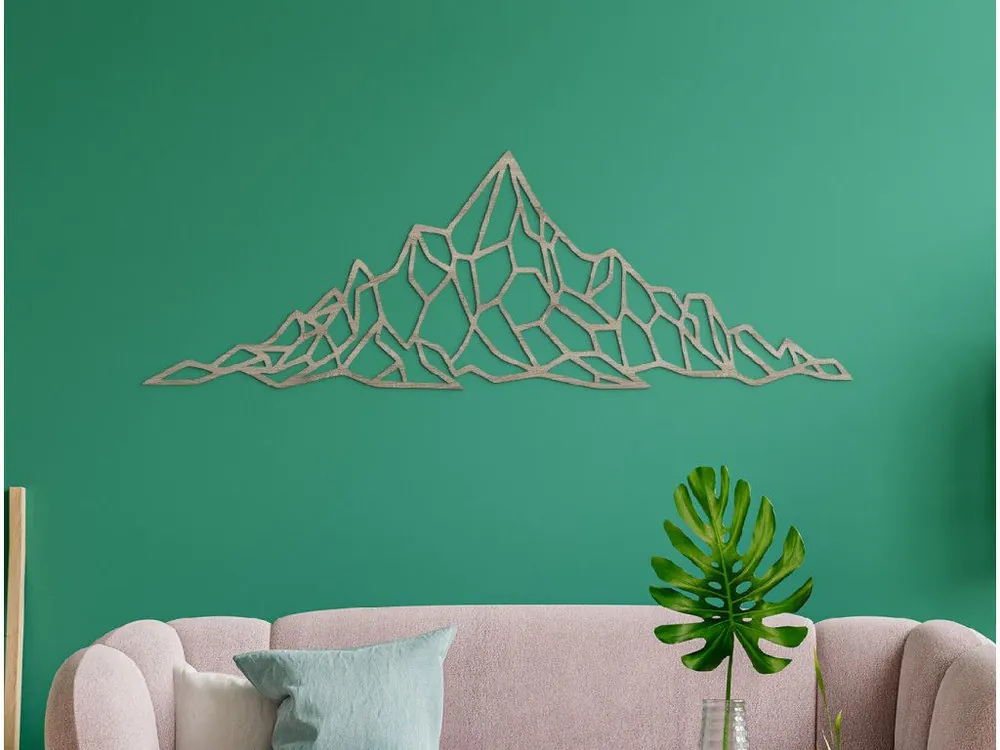 Kracherpreis Polygonales Wandbild GEBIRGSPANORAMA
