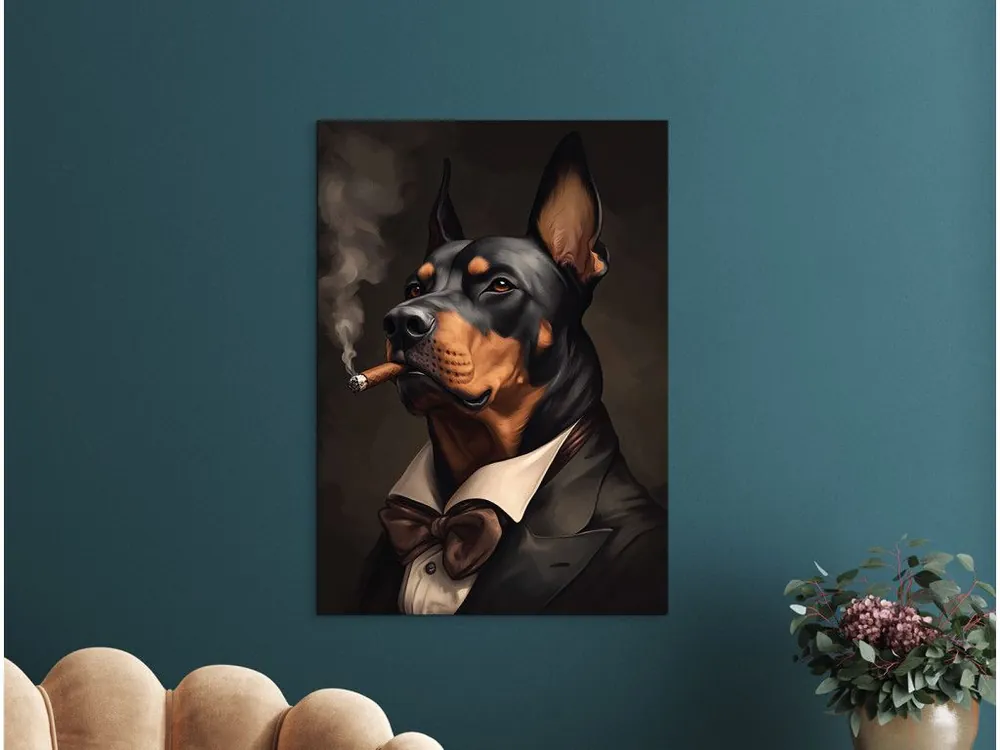 Modernes Bild Doberman - Der Boss Sale