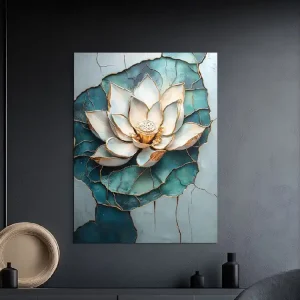 Modernes Bild Seerosenmosaik Top-Angebot