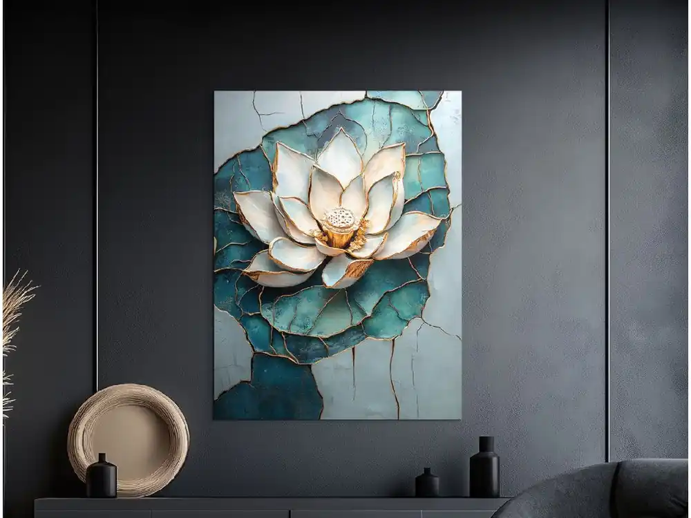 Modernes Bild Seerosenmosaik Top-Angebot