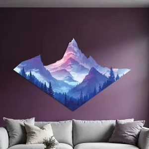 Modernes Bild Verschneite Gipfel Top-Angebot