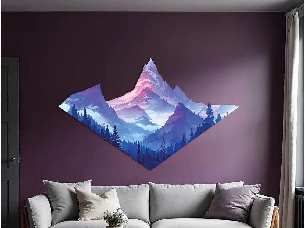 Modernes Bild Verschneite Gipfel Top-Angebot