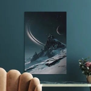 Modernes Bild Verschneiter Gipfel Direktkauf