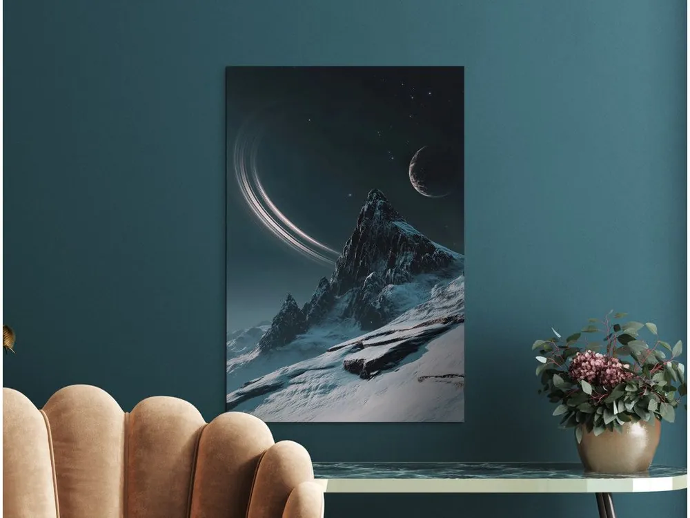 Modernes Bild Verschneiter Gipfel Direktkauf