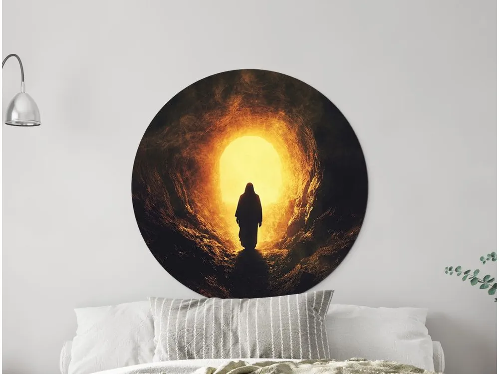 Neue Kollektion Rundes Wandbild Licht der Auferstehung