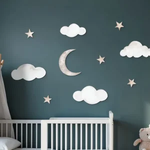 Set aus Kinderdeko BEWÖLKTE NACHT Kostenloser Versand