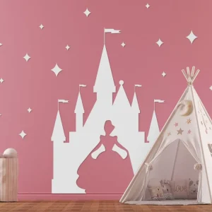 Neu Set aus Kinderstickern SCHLOSS (21 Stück)