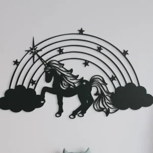 Sticker fürs Kinderzimmer EINHORN IN DEN WOLKEN Finale Aktion