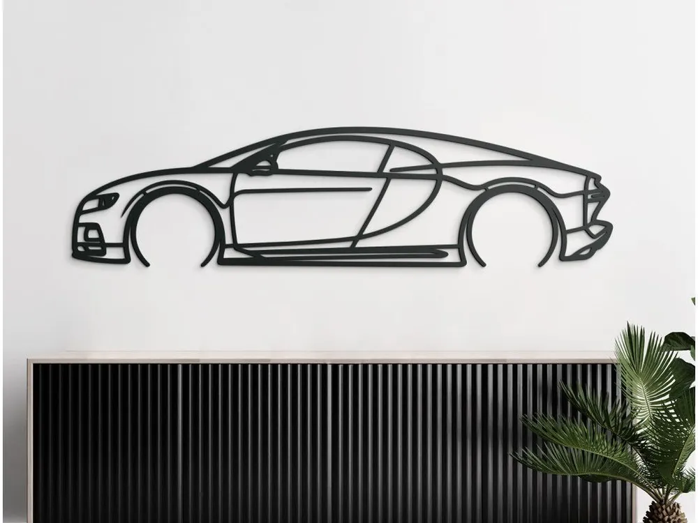 Günstig Modernes Wandbild Bugatti Chiron