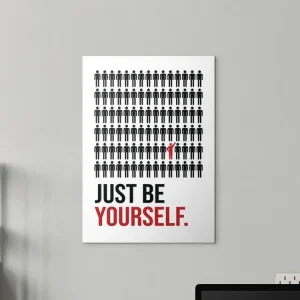 Abverkauf Motivationsbild - Just Be Yourself