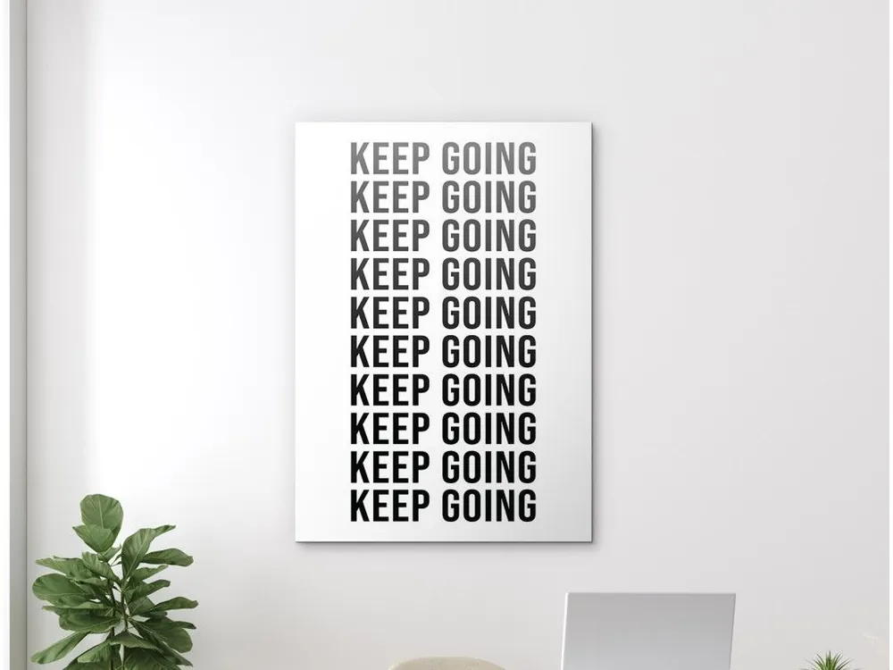 Kostenfreie Lieferung Motivationsbild - Keep Going