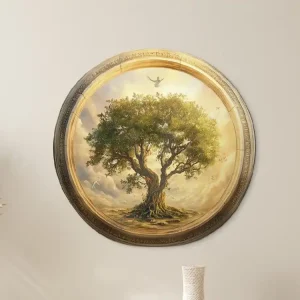 Runder Lebensbaum Harmonie der Natur Nur Für Kurze Zeit