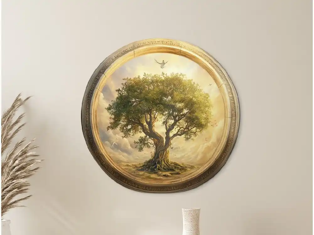 Runder Lebensbaum Harmonie der Natur Nur Für Kurze Zeit