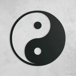 Rabatt Runder Sticker YIN UND YANG