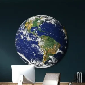 Rundes Bild Planet Erde Kostenloser Rückversand