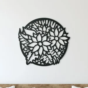 Rundes Holzbild BLUMEN Versand Am Gleichen Tag