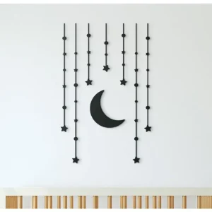 Direktkauf Sticker fürs Kinderzimmer KLEINE STERNE MIT MOND