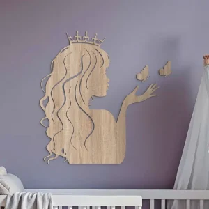 Sticker fürs Kinderzimmer PRINZESSIN UND SCHMETTERLINGE Meistverkauft