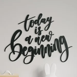 Sticker Today is a new beginning Sichere Zahlung