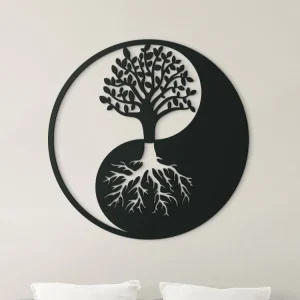 Sticker YIN-YANG-BAUM Echt