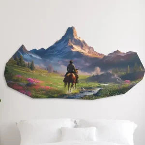 Wandbild COWBOY IM TAL Preisknaller
