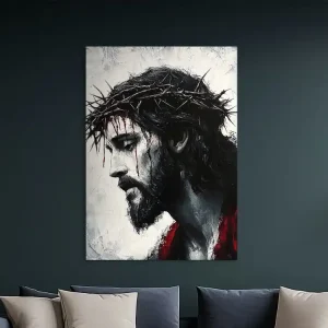 Wandbild Dornengekrönter Jesus Highlight