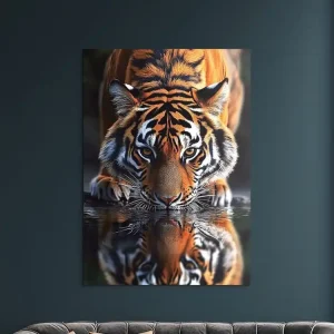 Wandbild Durstiger Tiger Kostenloser Versand