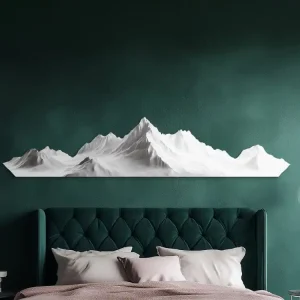 Wandbild EISIGE BERGE Billig