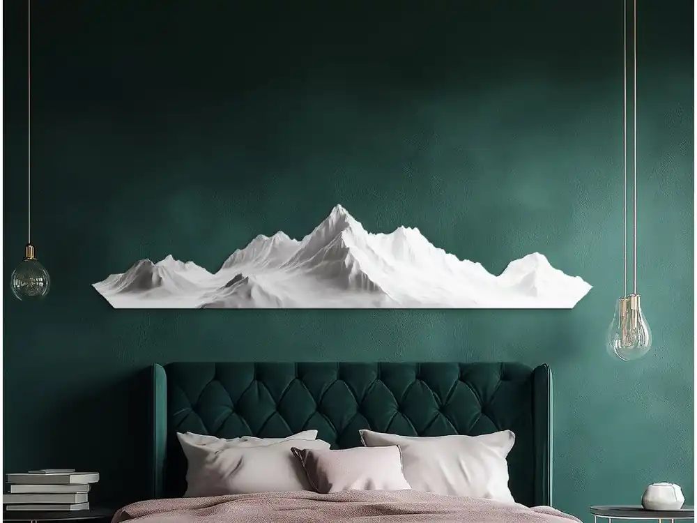 Wandbild EISIGE BERGE Billig